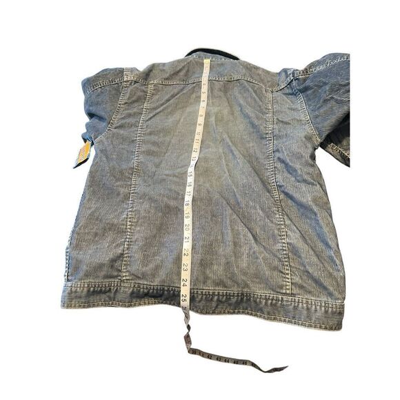 New Route 66 Womens Blue Denim Utility Basic Button Front Jacket Small - Picture 11 of 16